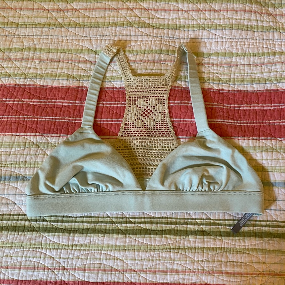 Aerie mint green bralette M